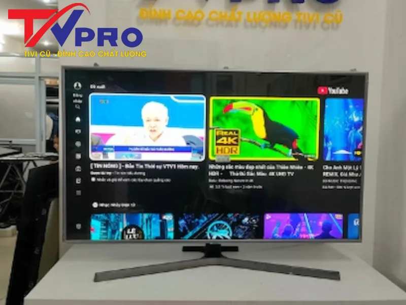 Hệ điều hành smart TV của tivi 50 inch cũ