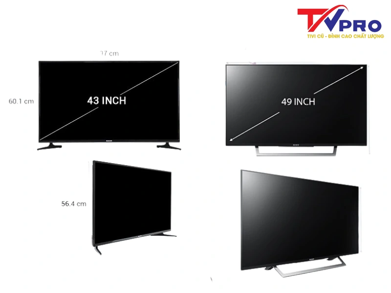 nên mua tivi 43 inch hay 49 inch