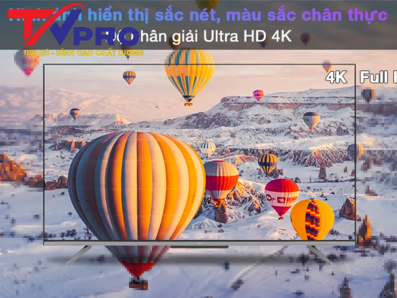 Chọn độ phân giải khi mua tivi 55 inch cũ