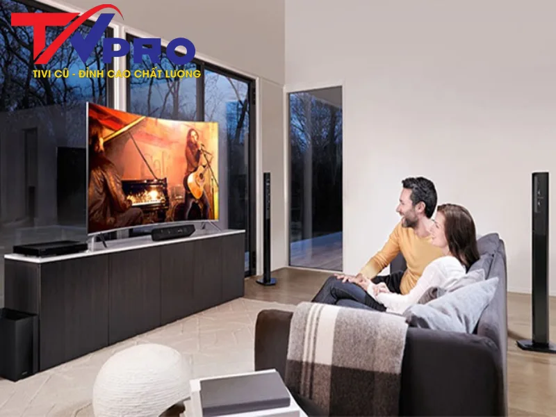 Các không gian phù hợp khi mua tivi 55 inch cũ