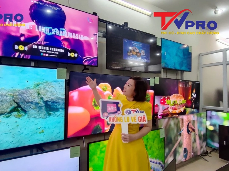 Tới Tivi Pro để mua tivi 65 inch cũ giá rẻ uy tín chất lượng